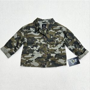 Art Class Button-up Camoflauge Star Jacket Size 3T